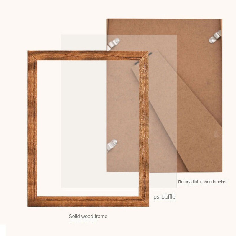 1 tk Moodsas stiilis puidust pildiraam, elutoa kaunistamiseks seinale riputatav pildiraam