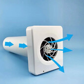 4 colių tylus elektrinis išmetimo ventiliatorius vėdinimas virtuvės lubos langas siena oro ištraukiklis ventiliatorius palėpės vamzdis inline ventiliatorius