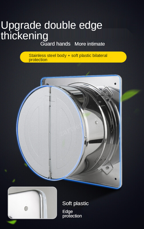 6``8`` stiprintuvas ventiliatorius ištraukimo ventiliatorius vėdinimo vamzdžio ventiliatorius vonios tualetui virtuvės sieninis langas nerūdijančio plieno ventiliatorius