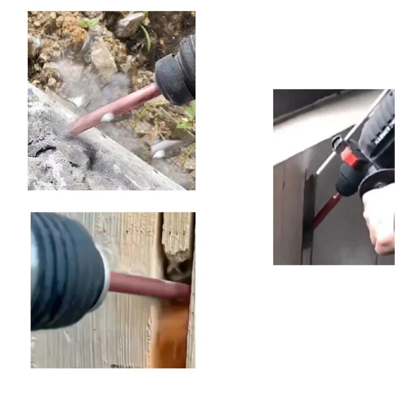 1 vnt Plokščias kaltinis kaltas elektrinis plaktukas kaltinis grąžto antgalio griovelio griovelis, skirtas lūžti betono plytų sienoms gręžti