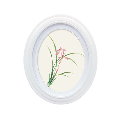 7/10 tolli ovaalsed fotoraamid Euroopa stiilis loominguline retrokaunistus pulmafotostuudio mustvalge kohvikunst pildiraamid