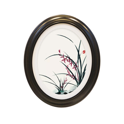 7/10 tolli ovaalsed fotoraamid Euroopa stiilis loominguline retrokaunistus pulmafotostuudio mustvalge kohvikunst pildiraamid