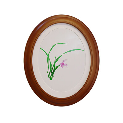 7/10 tolli ovaalsed fotoraamid Euroopa stiilis loominguline retrokaunistus pulmafotostuudio mustvalge kohvikunst pildiraamid