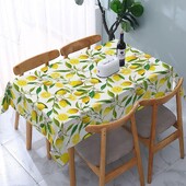 Suvised sidrunipuuviljad lillelised ristkülikukujulised laudlinad pühadepeokaunistused korduvkasutatavad veekindlad laudlinad köögilaua sisekujundus