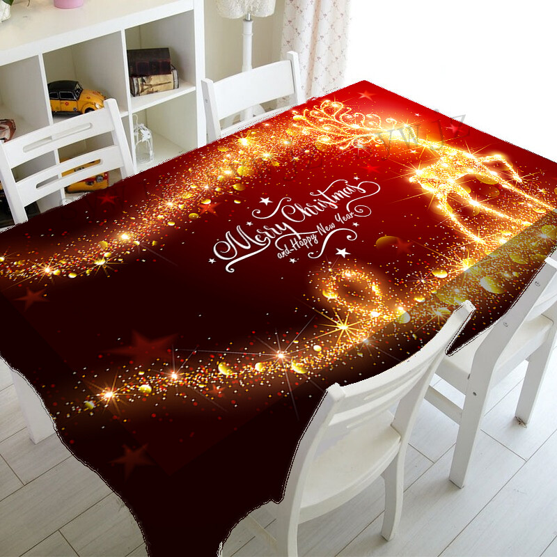 Dodaci za božićne ukrase Dnevni boravak Kuhinja Stol za blagovanje Stolnjak Pravokutni vodootporni stolić Podmetač za stol