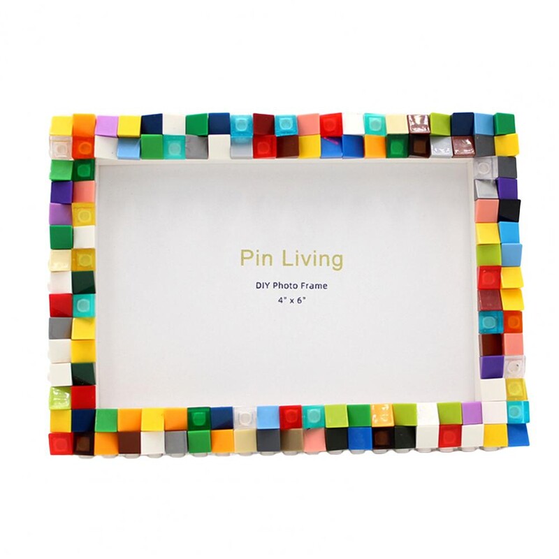 Pildiraam Pusleplokkide Käsitsi koostamine Lihtne kokku panna Innovatiivne mõtlemisrong DIY pildiraam lasteaia jaoks