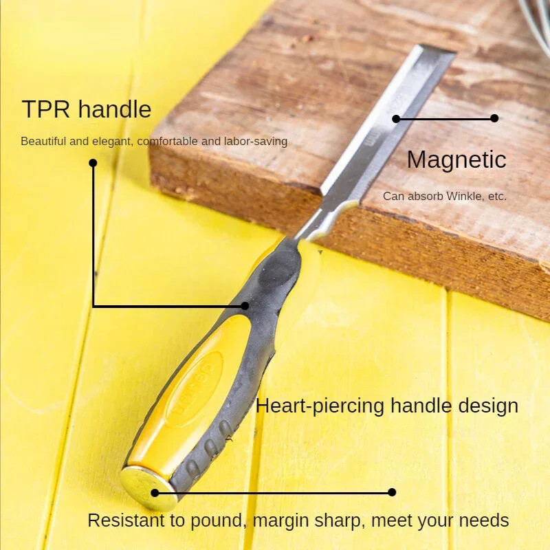 DELI puidunikerdamiseks mõeldud lame peitel 10–25 mm nikerdusnuga puulõikamiseks puusepa puidutöötlemistööriistad puusepa puidutööriistadele