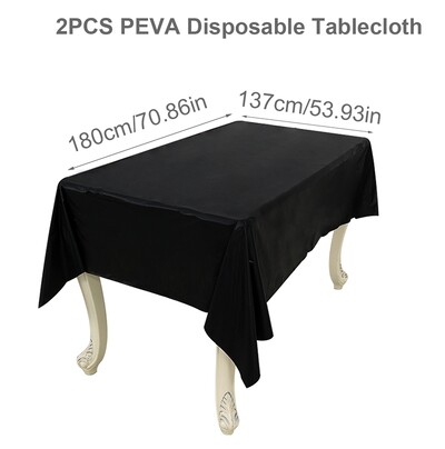 2 buc Față de masă de unică folosință 137x183cm Față de masă Nordic Husă de masă pentru acasă, nuntă, ziua de naștere, decor petrecere de Crăciun