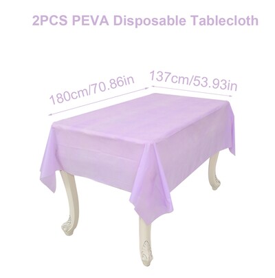 2 buc Față de masă de unică folosință 137x183cm Față de masă Nordic Husă de masă pentru acasă, nuntă, ziua de naștere, decor petrecere de Crăciun