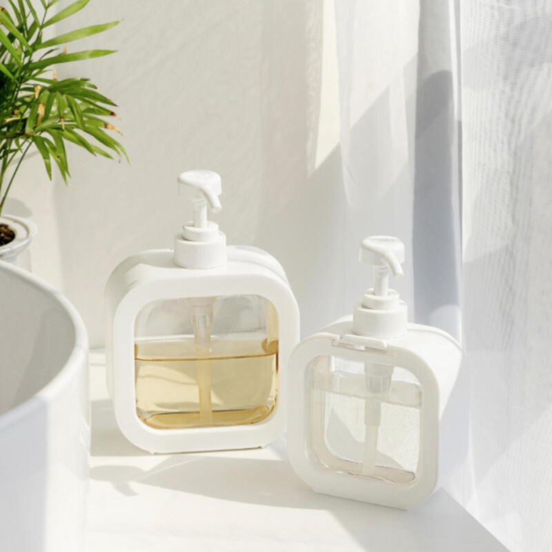 Dozator de sapun de bucatarie Vase de sapun de maini Sticla de sapun Sampon de baie Gel de dus Tip presare Sticla de depozitare 300/500ml