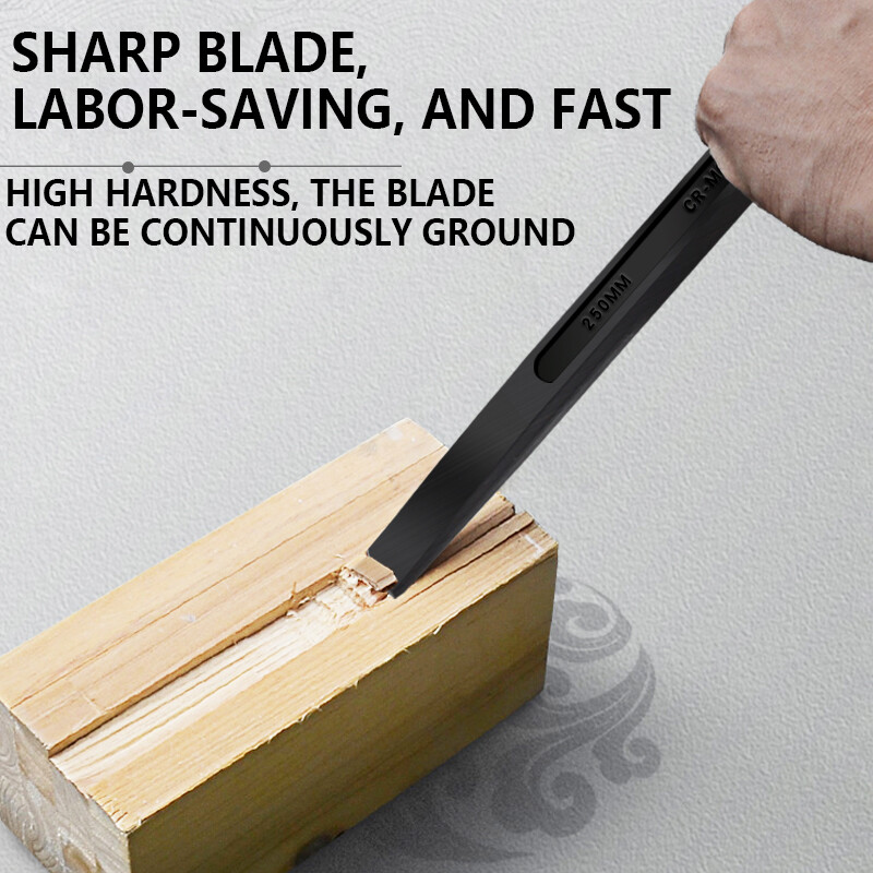 Dălți pentru prelucrarea lemnului, 6/8/10/12 inci, oțel crom molibden, sculptură în lemn, instrumente de tâmplărie, bricolaj, instrumente de tăiere cu daltă plată