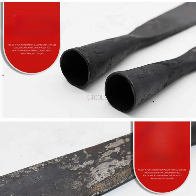 Vana stiilis lame peitel käsitsi valmistatud sepistamine kleepuva terase tehnoloogia puidutöötlemine tööstusliku kvaliteediga lame peitel labidas peitlitööriist isetegemine