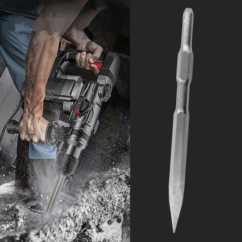 SDS PLUS kuuskant varrega elektrivasar müüritise otsasoonega lame peitel puur- ja karbiidmetall tsementbetoontelliste kivide jaoks