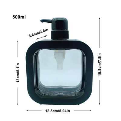 300/500 ml köögi vedelseebi dosaator Tühi pump šampoon pudel nõudeseebi konteiner Vannitoa dušigeel pesu vedeliku hoiukoht