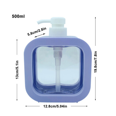 300/500 ml köögi vedelseebi dosaator Tühi pump šampoon pudel nõudeseebi konteiner Vannitoa dušigeel pesu vedeliku hoiukoht
