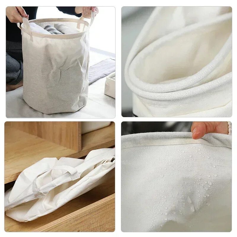 Vannitoa pesukorrastaja Kokkupandav pesumasin takistab pesukorv Pesukott määrdunud riiete jaoks Kodune hoiukott Cesto Ropa Sucia