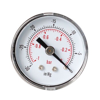 Compact Vacuum Gauge Μανόμετρο κενού μανόμετρο 1/8 BSPT Wacuum Gauge Meter