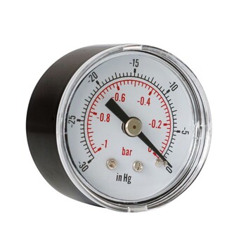 Compact Vacuum Gauge Μανόμετρο κενού μανόμετρο 1/8 BSPT Wacuum Gauge Meter