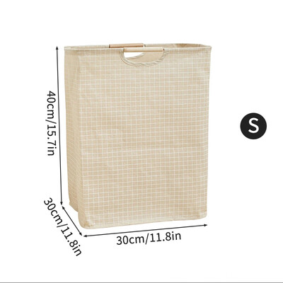 Veekindel pesukorv Puuvillane lina määrdunud riided korvid pesukorv Kokkupandavad mitmesugused esemed Hoiukott Kokkupandav takistus