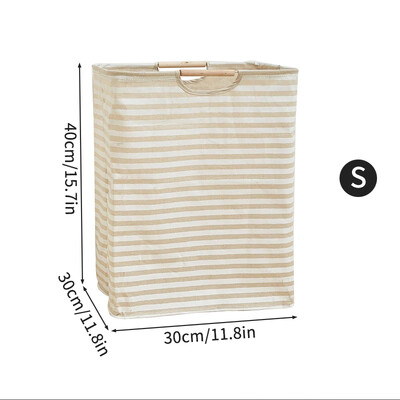 Veekindel pesukorv Puuvillane lina määrdunud riided korvid pesukorv Kokkupandavad mitmesugused esemed Hoiukott Kokkupandav takistus