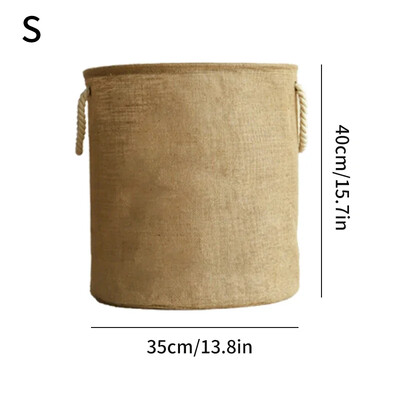 Veekindel pesukorv Puuvillane lina määrdunud riided korvid pesukorv Kokkupandavad mitmesugused esemed Hoiukott Kokkupandav takistus