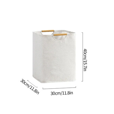 Veekindel pesukorv Puuvillane lina määrdunud riided korvid pesukorv Kokkupandavad mitmesugused esemed Hoiukott Kokkupandav takistus