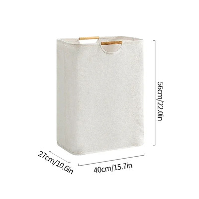 Veekindel pesukorv Puuvillane lina määrdunud riided korvid pesukorv Kokkupandavad mitmesugused esemed Hoiukott Kokkupandav takistus