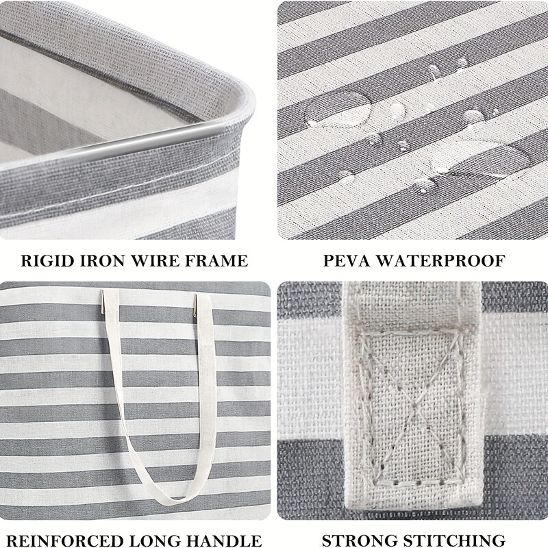 Sklopive lagane korpe za rublje, samostojeće s dugim ojačanim ručkama, veliki vodootporni organizator za odjeću