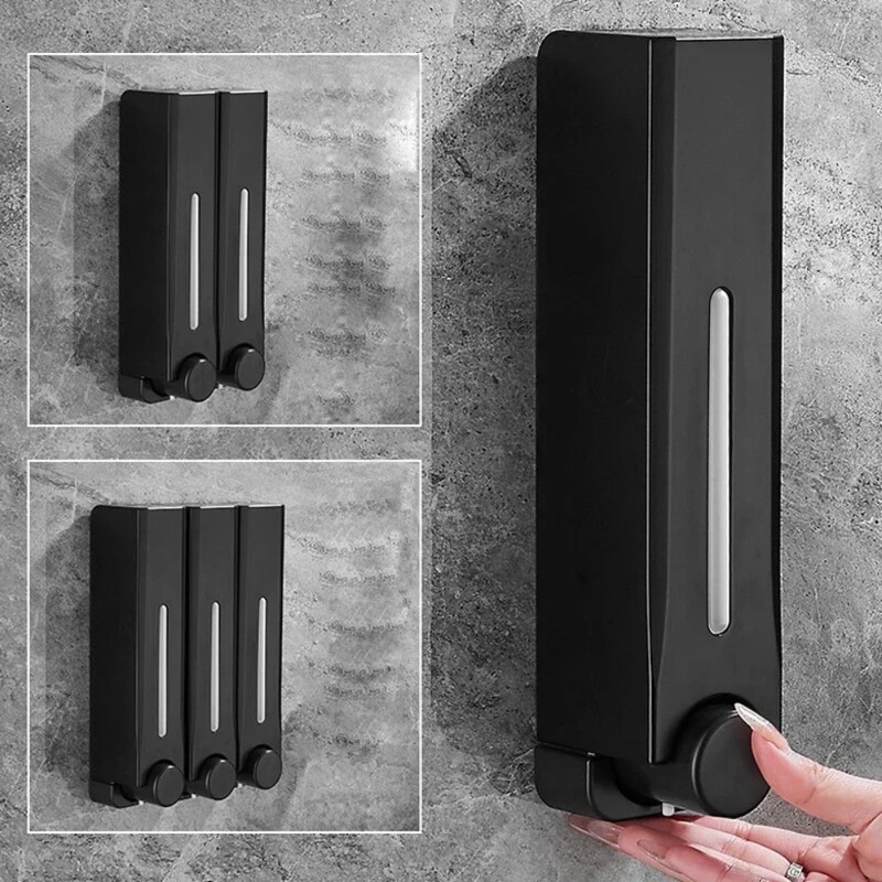 Dozator sapuna od 500 ML Zidni dozator sapuna za tuširanje Dozator gela za tuširanje Dozator deterdženta Kupaonski pribor Pumpica za sapun 2024 HOT