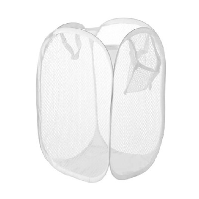 Sulankstomas skalbinių krepšelis skalbinių laikymo tinklinis krepšys žaislų laikymo dėžė Vonios kambarys Nešvarūs drabužiai Įvairūs kabantys kibiras Kelionių šiukšliadėžė