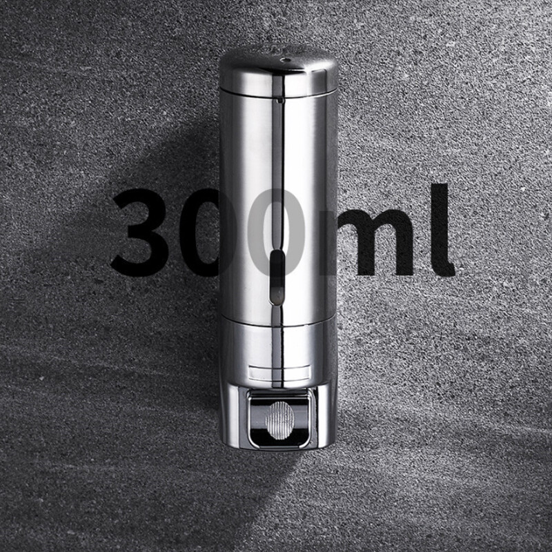 Roostevabast terasest seebi dosaator Seinale paigaldatav vannitoa šampoon dušigeeli dosaator konteiner pudel Vannitoa köögitarvikud