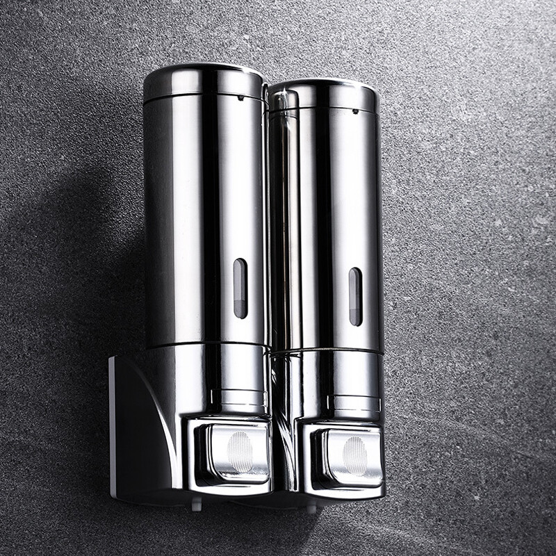 Roostevabast terasest seebi dosaator Seinale paigaldatav vannitoa šampoon dušigeeli dosaator konteiner pudel Vannitoa köögitarvikud