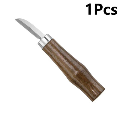 Cuțit pentru sculptură în lemn, 1/7 buc. Cuțit sculptural cu mâner rotund, cuțit profesional multifuncțional pentru prelucrarea lemnului, instrumente de sculptură manuală