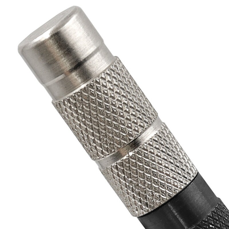 Sidabrinės juodos spalvos universalus automatinis centrinis perforatoriaus lokatorius, skirtas ženklinti metalo įrankį, skirtą gręžimo skylių langų pertraukiklio padėties nustatymui