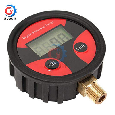 0-200PSI mjerač tlaka zraka Dial Meter Tester Bakrena guma Digitalni mjerač tlaka u gumama Alat za automobil Kamion Bicikl Auto Auto Guma