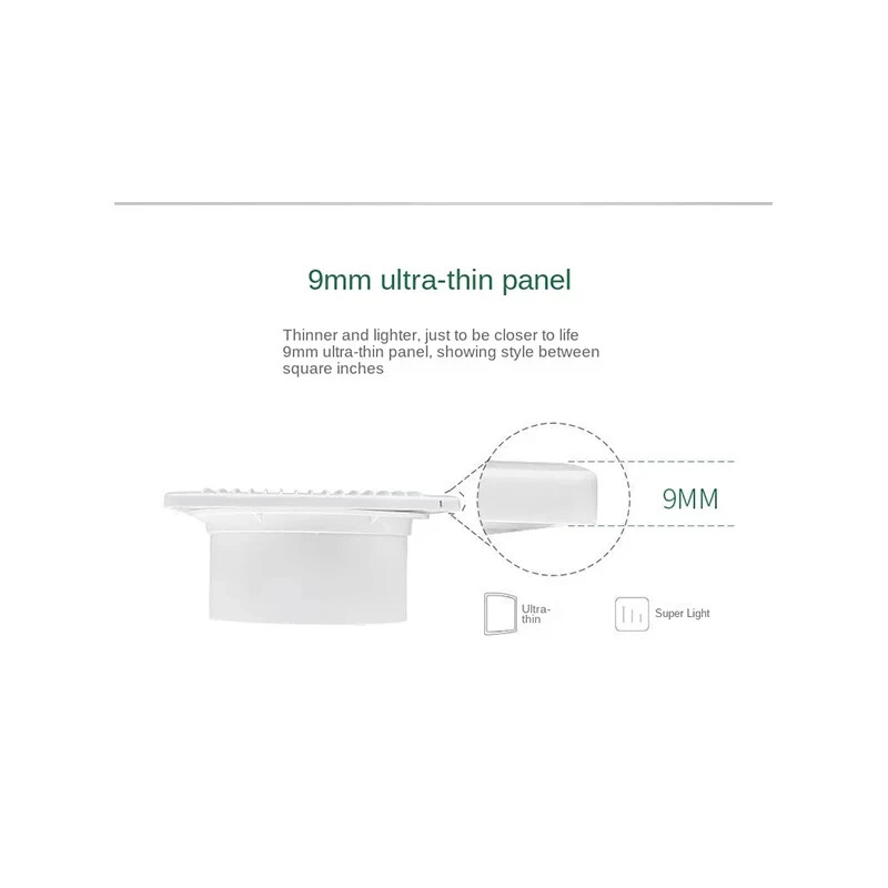 Ventilator de evacuare de 4"6"8" Ventilator de ventilație montat pe perete, cu economie de energie, design anti-țânțari Ventilator extractor pentru baie, bucătărie, toaletă
