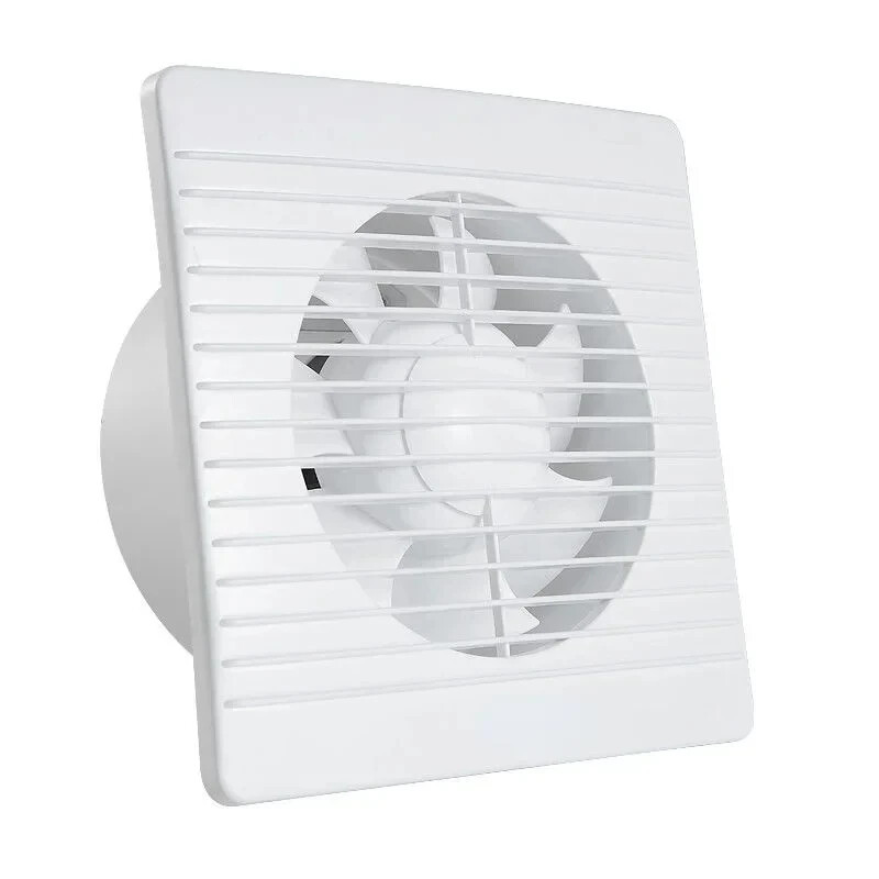 Ventilator de evacuare de 4"6"8" Ventilator de ventilație montat pe perete, cu economie de energie, design anti-țânțari Ventilator extractor pentru baie, bucătărie, toaletă