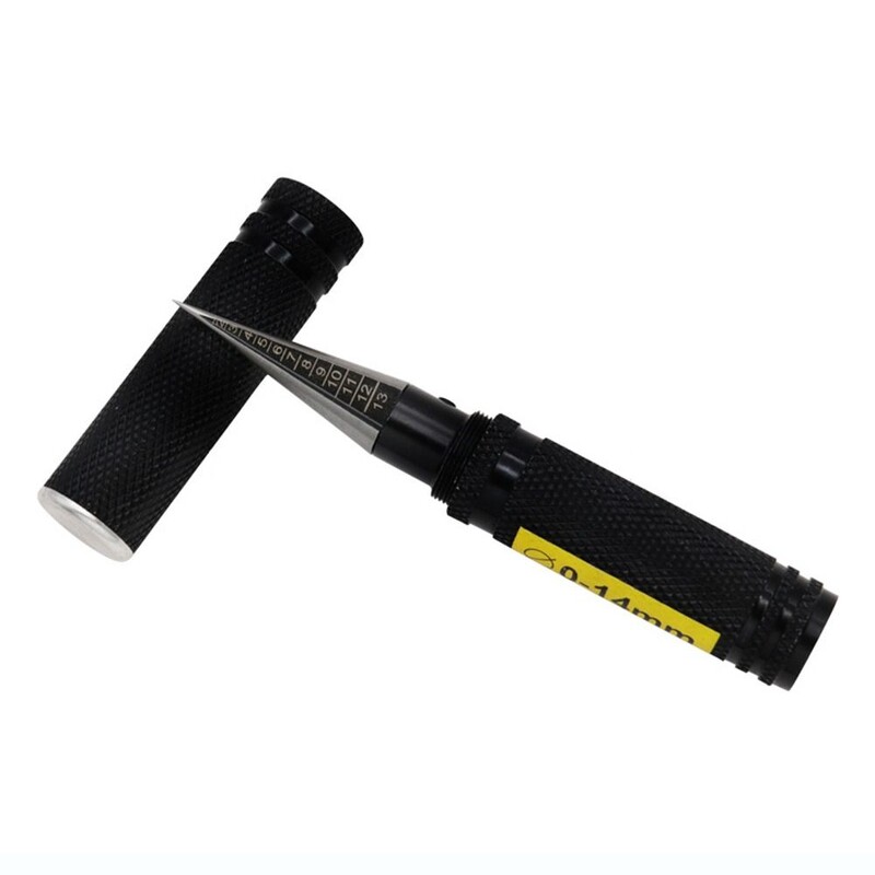 0-14 mm plieninis skylių atidarytuvas Nešiojamas medienos apdirbimas Padidinti kaiščio skylę centrinis perforatorius 127 * 18 mm rankinis gręžimo gręžtuvo padėties nustatymo įrankis