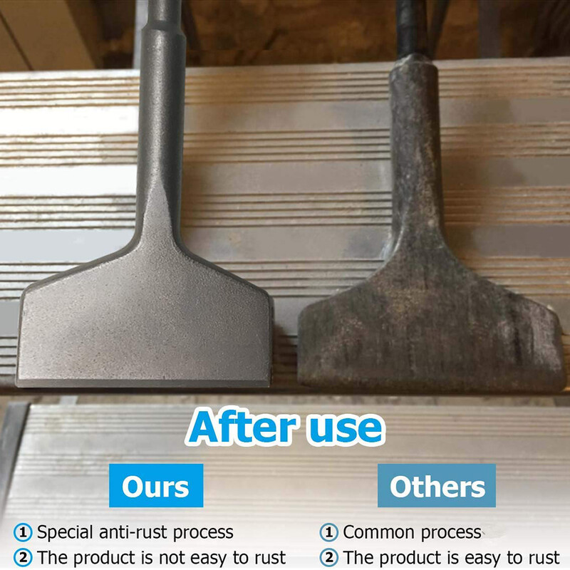 15 ° kaltas 75 mm pločio Sds plius kotas elektrinis plaktukas kaltas kampuotas sunkiasvoris sulenktas plytelių kalto ilgis 165 mm kampas