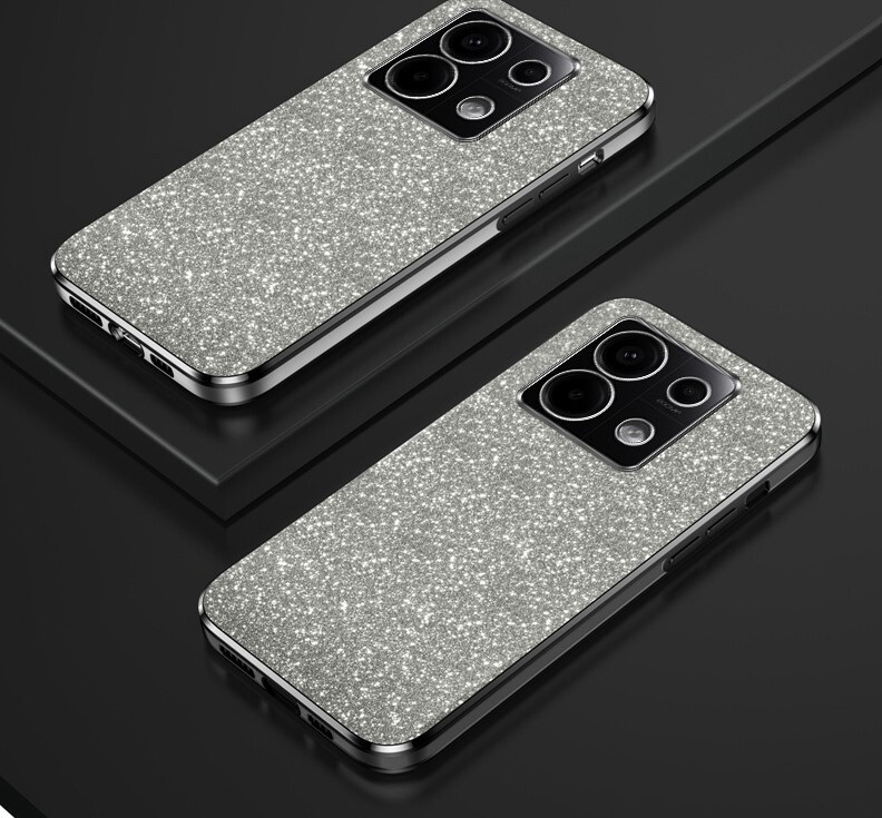 Tinka mobiliojo telefono dėklui Redmi note13Pro K70 gradiento blizgesys 12C6D galvanizavimas 11S apsauginis dangtelis nuo kritimo 10 9A