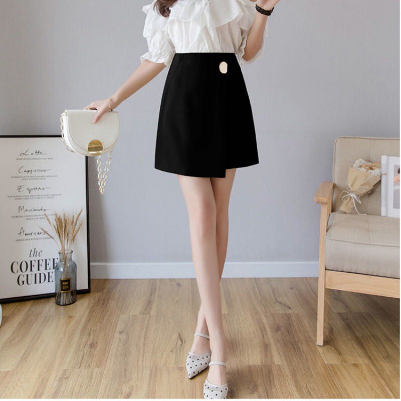 2024 m. naujas pavasario ir vasaros itin populiarus A formos sijonas aukštu juosmeniu, klubus liekninantis sijonas, tinkantis merginoms su storais klubais ir šlaunimis