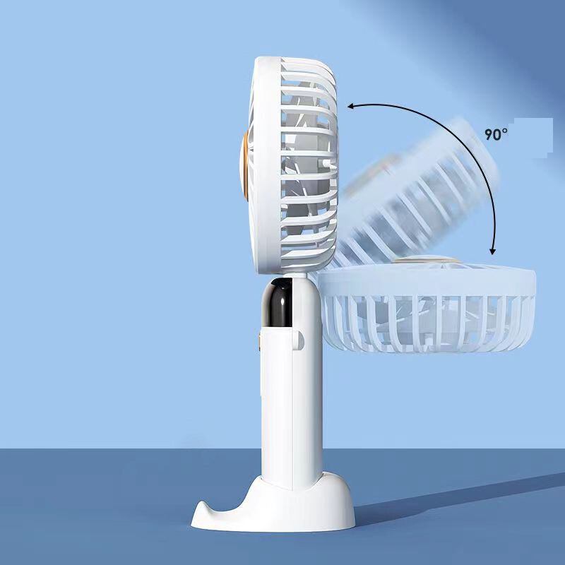 Tarpvalstybinis naujas rankinis ventiliatorius usb mini nešiojamas studentų ventiliatorius skaitmeninis ekranas sulankstomas aromaterapinis mažas elektrinis ventiliatorius