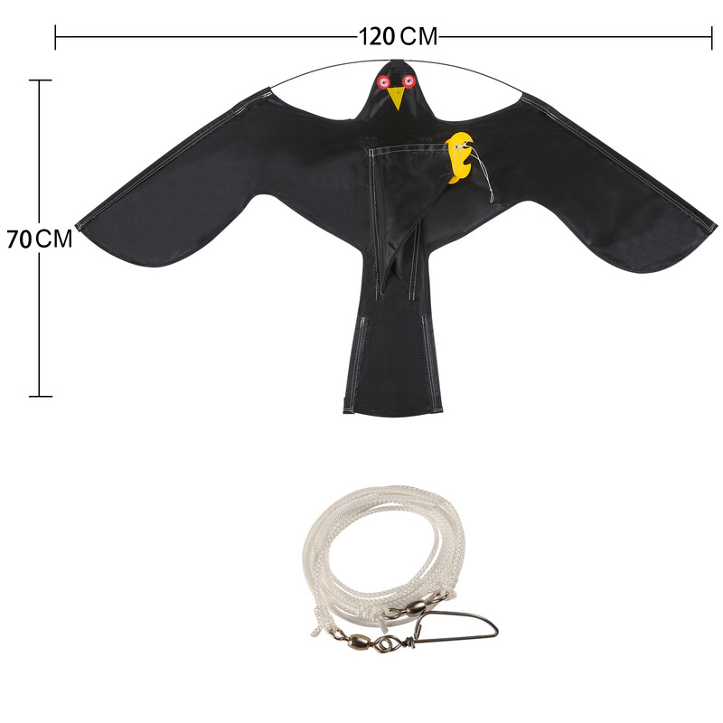 Aitvaras, gyvas paukščių atbaidiklis, kaliausė sodininkystei paukščiams baidyti aitvaras sodo kiemui