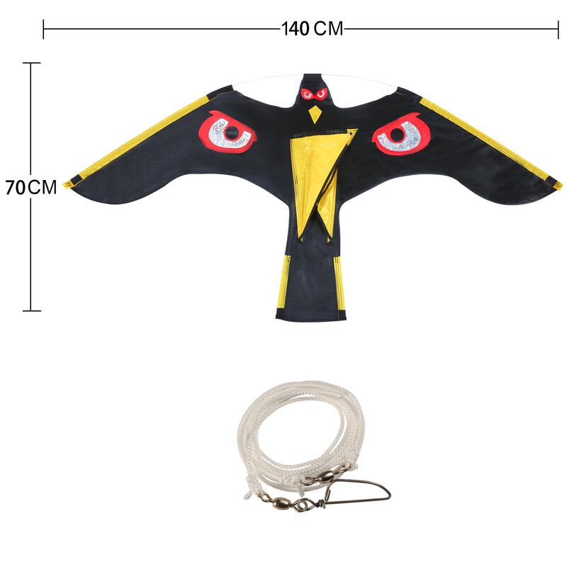 Aitvaras, gyvas paukščių atbaidiklis, kaliausė sodininkystei paukščiams baidyti aitvaras sodo kiemui