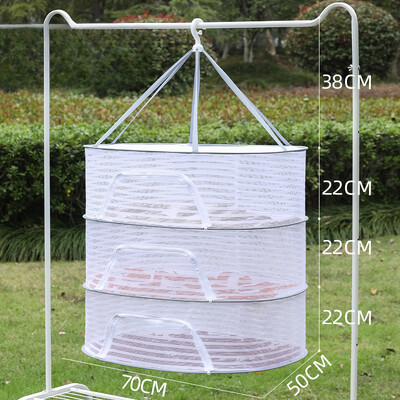 Sluoksniai Maisto džiovinimo tinklelis Tinklinis krepšys nuo uodų sulankstomas sausas stovas Kabantis krepšelis Žolelių džiovinimo tinklelis gėlėms pumpurams Augalams Organizatorius