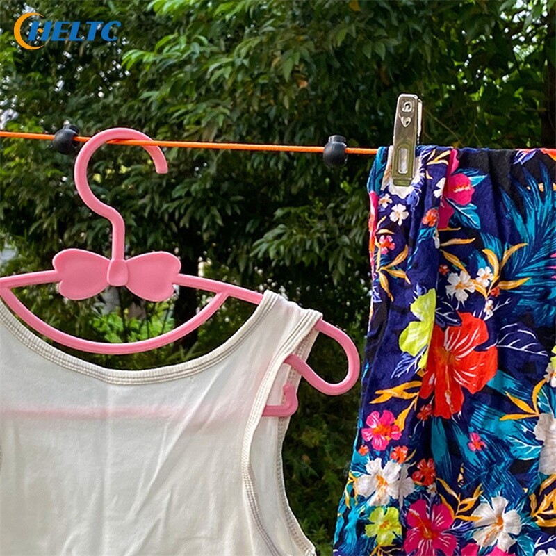 Stalak za odjeću od 1 komada 393,7 inča Podesivi konop za odjeću Prijenosni konop za odjeću za putovanja na otvorenom Vanjski konop za odjeću na uvlačenje Prikladan