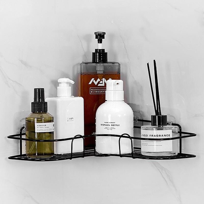 1 ΤΕΜ. Μπάνιο χωρίς διάτρητο, Μπάνιο, Τριγωνικό ράφι, Τουαλέτα τοίχου, Μπάνιο, Νιπτήρας, Αποθήκευση επιτοίχιων προμηθειών