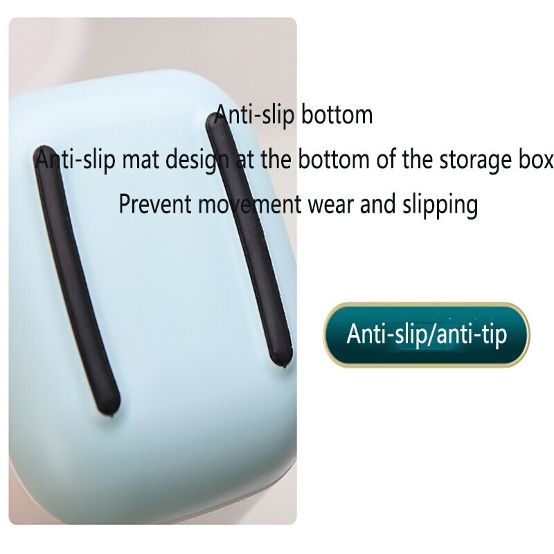 Kreativni dom Radna površina Kutija za pohranu Kupaonska završna rešetka Kutija za pohranu Plastični stalak za četkice za zube Umivaonik Kutija za pohranu