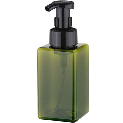 450ML Φορητό τετράγωνο αφρώδες μπουκάλι Αφριστικό σαπούνι Διανομέας σαμπουάν πλυσίματος χεριών Μπουκάλια πλυσίματος σώματος Αξεσουάρ μπάνιου σπιτιού