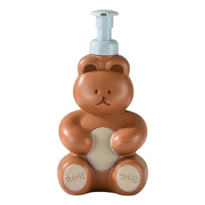 Cartoon Bear vahtseebi dosaator 250 ml losjooni säilituskonteiner šampoon dušš